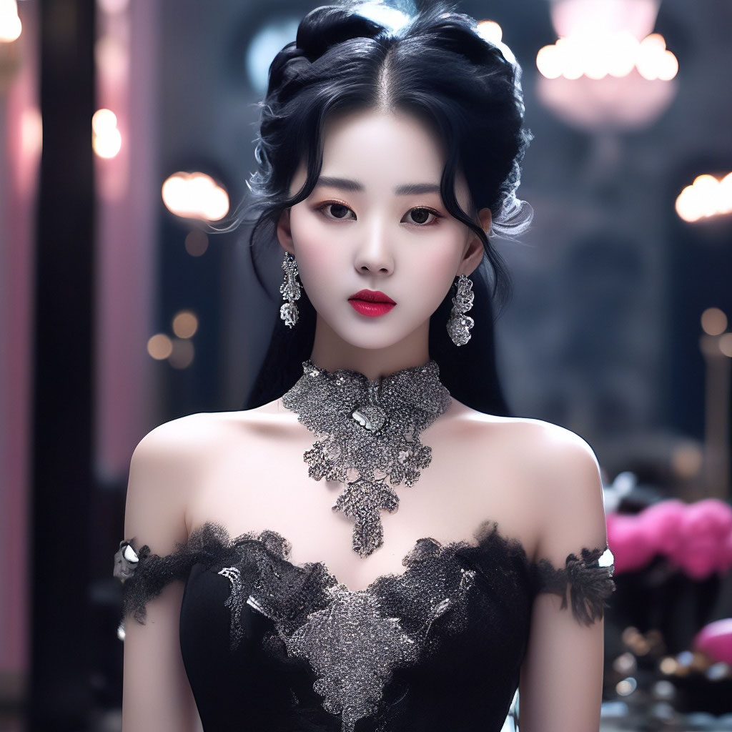 long sleeve black dress outfit Yanji Hanbok Dress - Korean Traditional Wedding