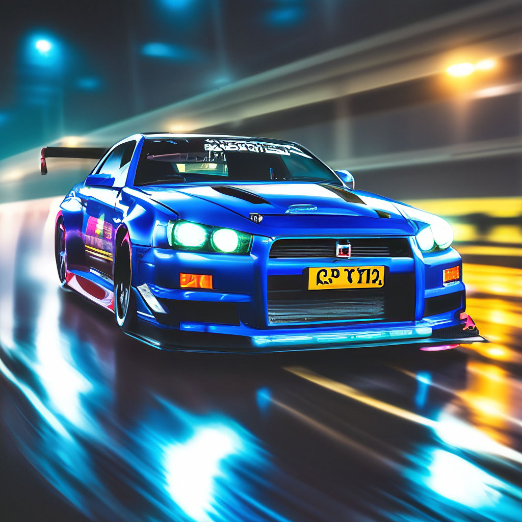 Nissan Skyline GTR 34 РґРЅРёС‰Рµ