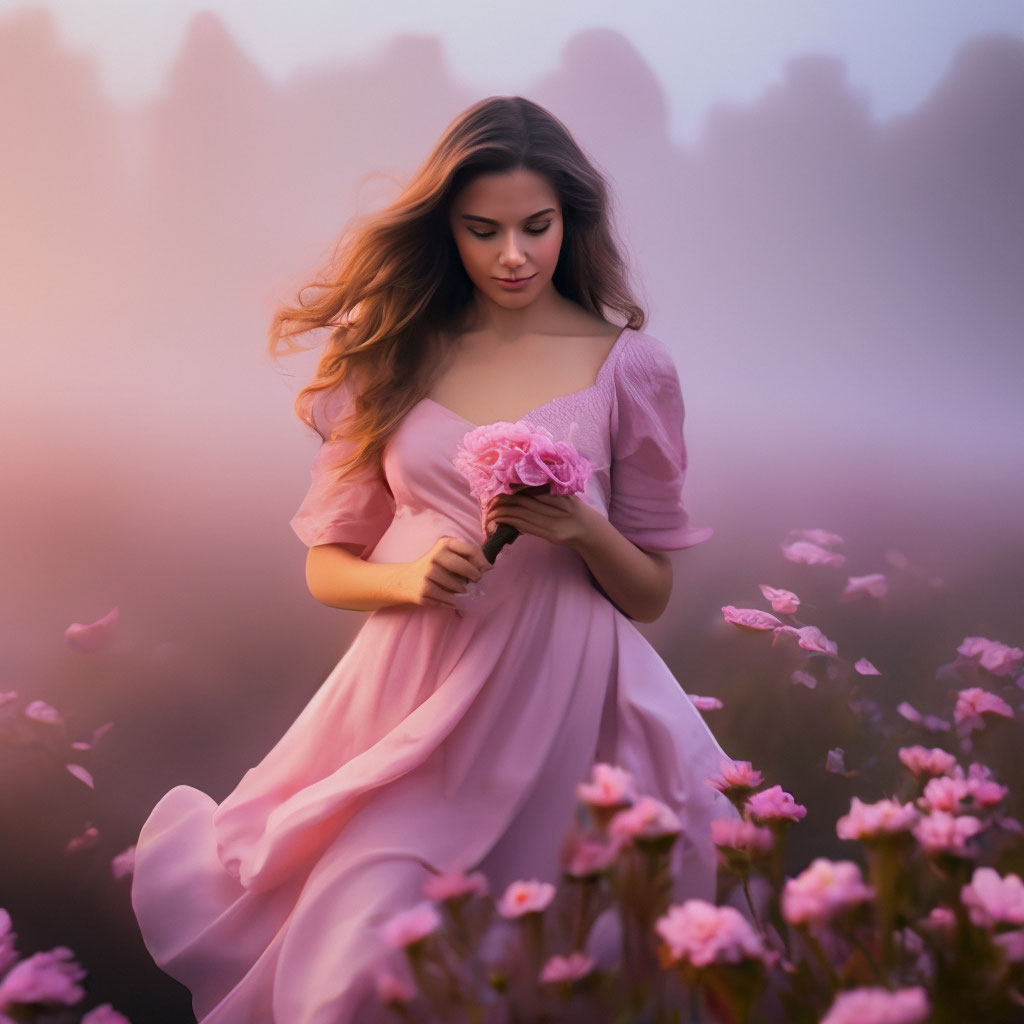 Красивая девушка снимает розовое платье и трусы (12 эро фото) - Эро фото засветы