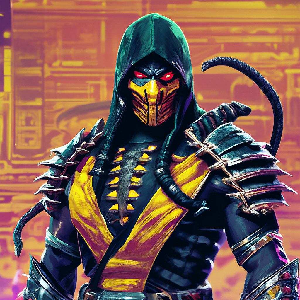 Скорпион из mortal kombat