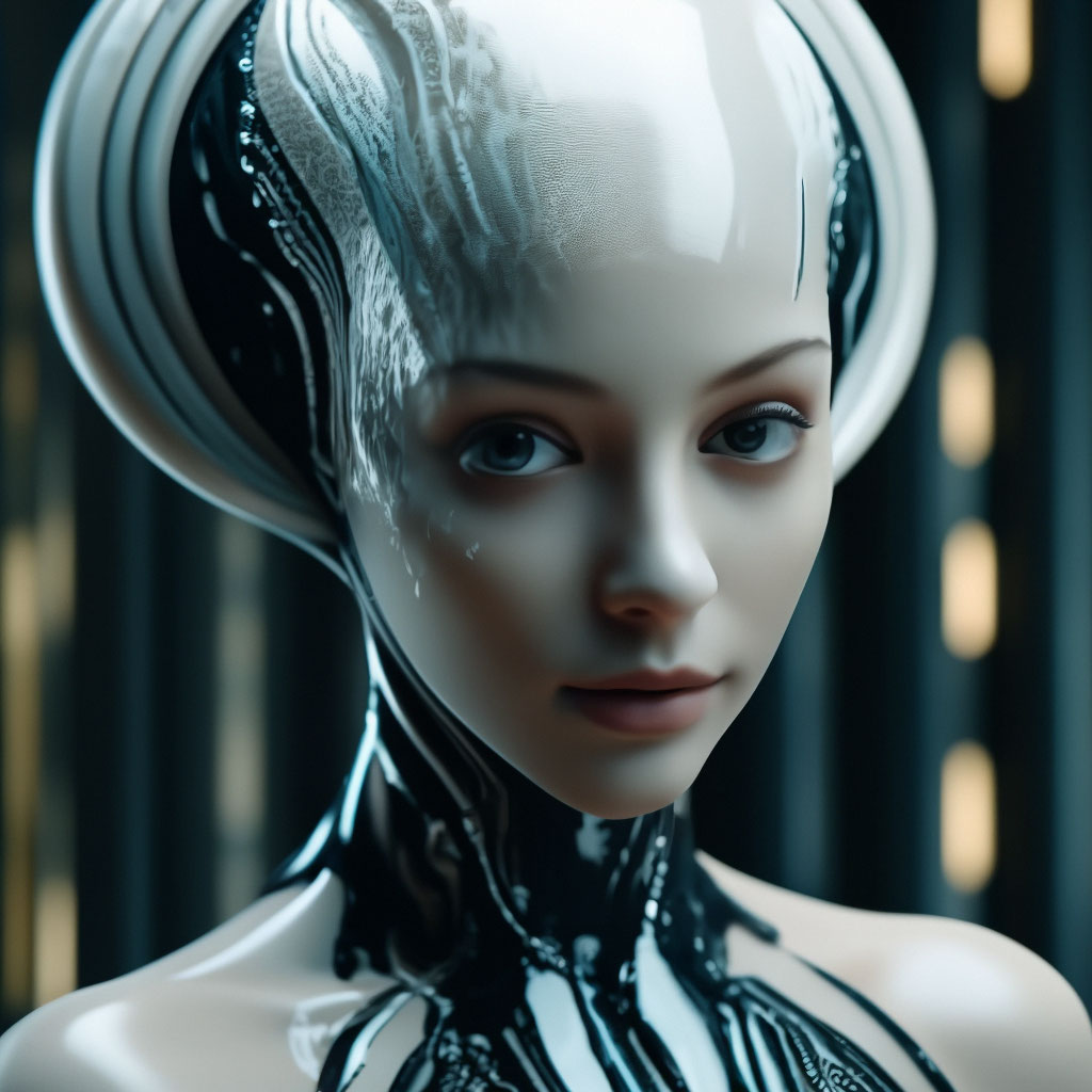 Прическа инопланетянки для девочки "Alien girl" - image created in Shedevrum