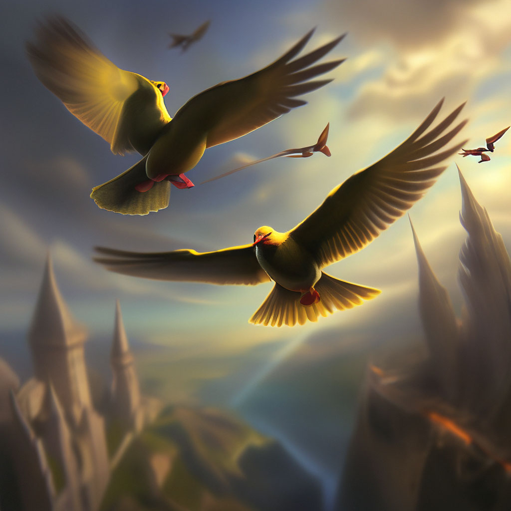 Почему птицы летают» — создано в Шедевруме