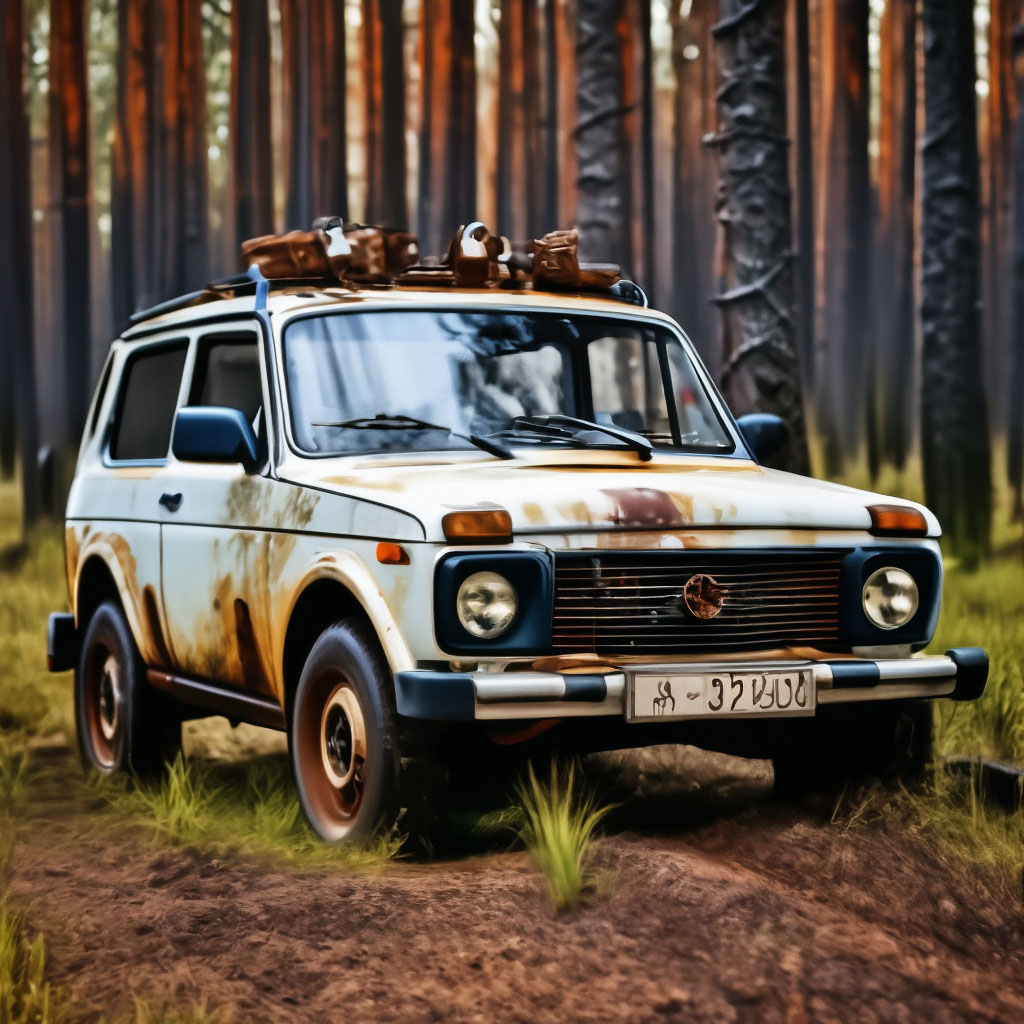 Lada niva legend: изображения без лицензионных платежей