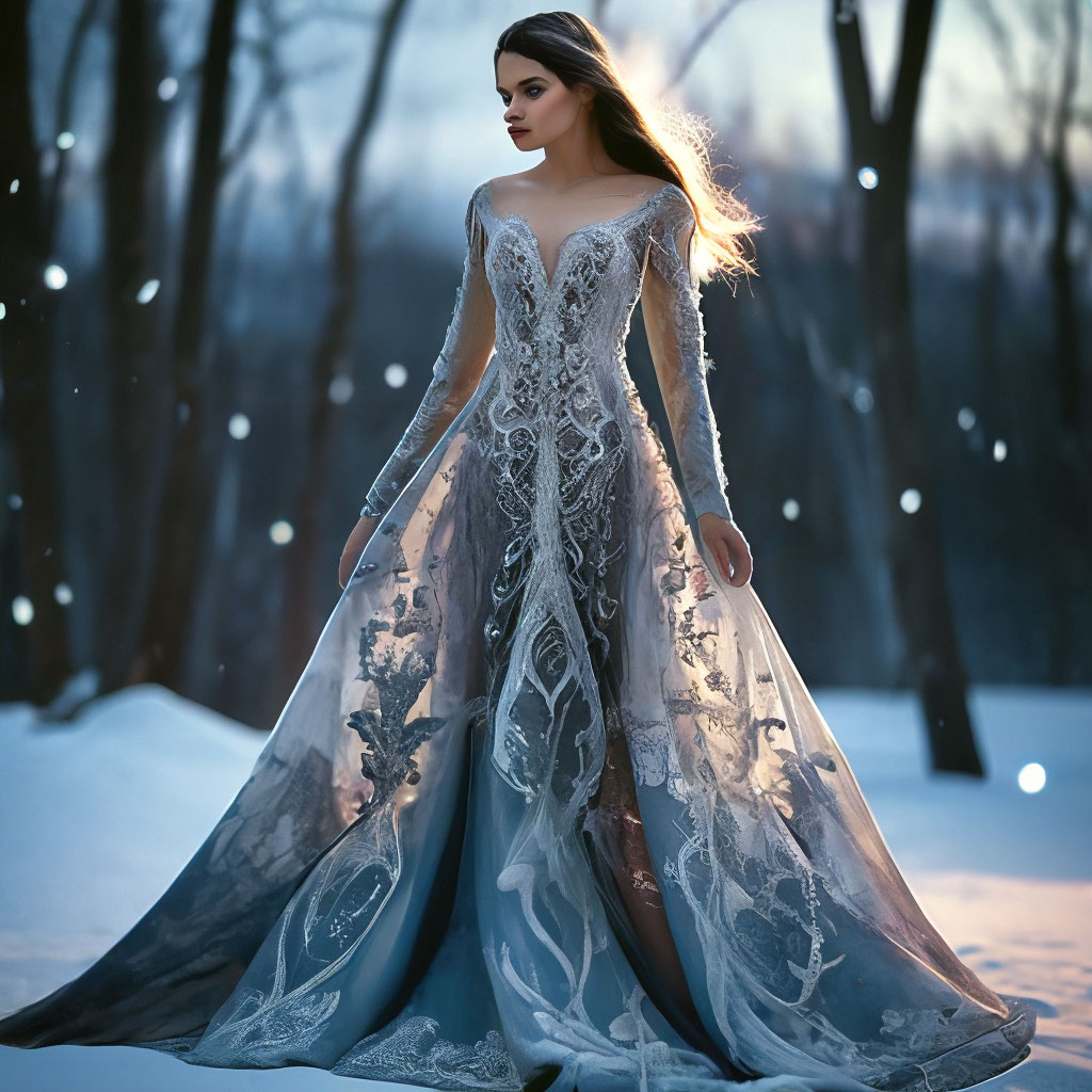 Платье в пол с длинными рукавами – универсальная модель для любого образа