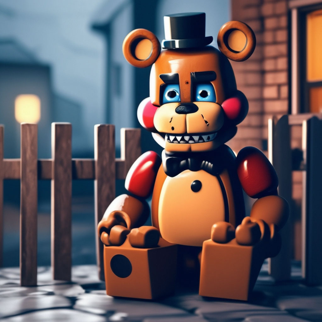 ФНАФ ФРОСТБЕР и ФРЕДДИ охотятся за МНОЙ FNAF Аниматроники пугают охранника КОТЁН