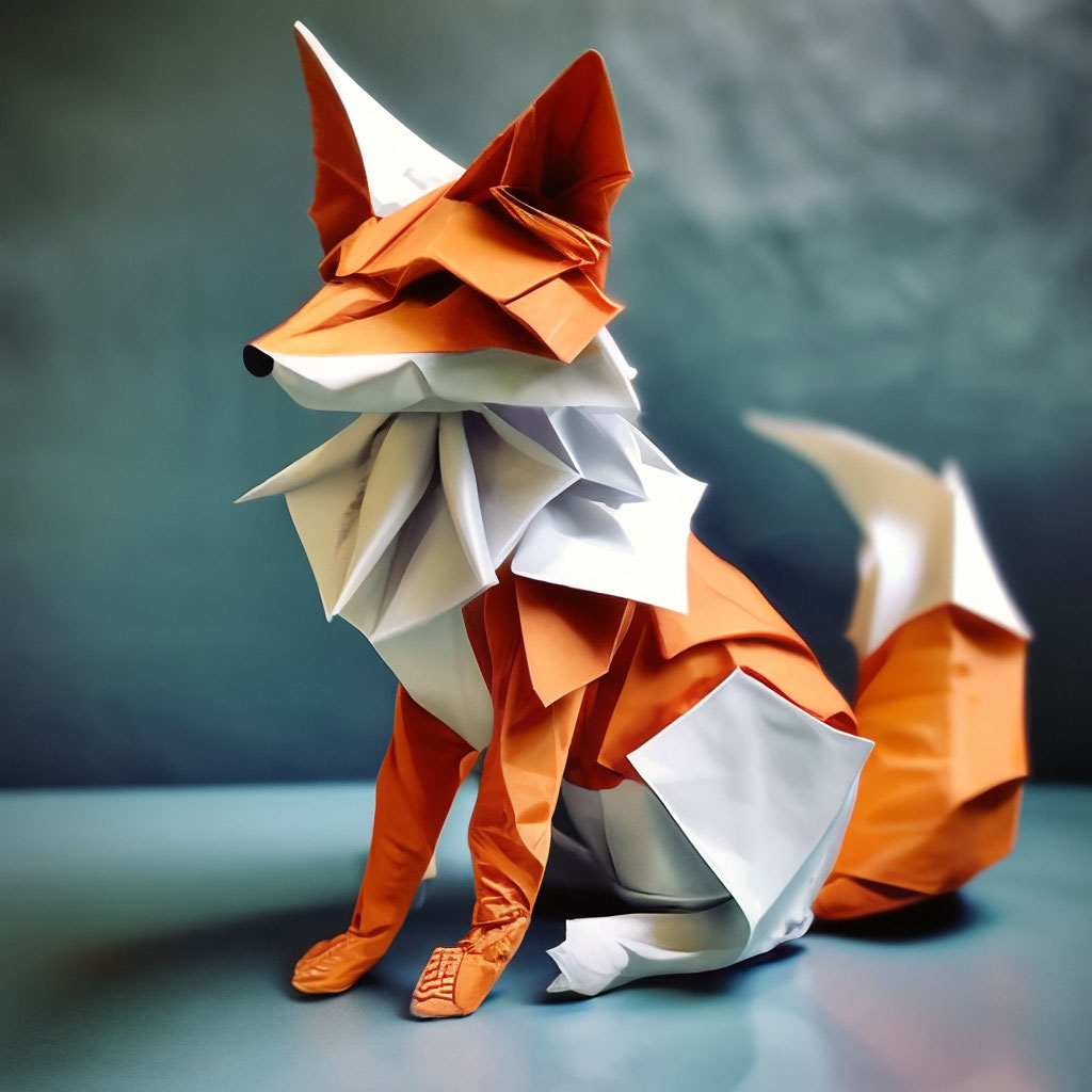 Оригами лиса | Origami Fox | Животные из бумаги — Video from 2 October | VK