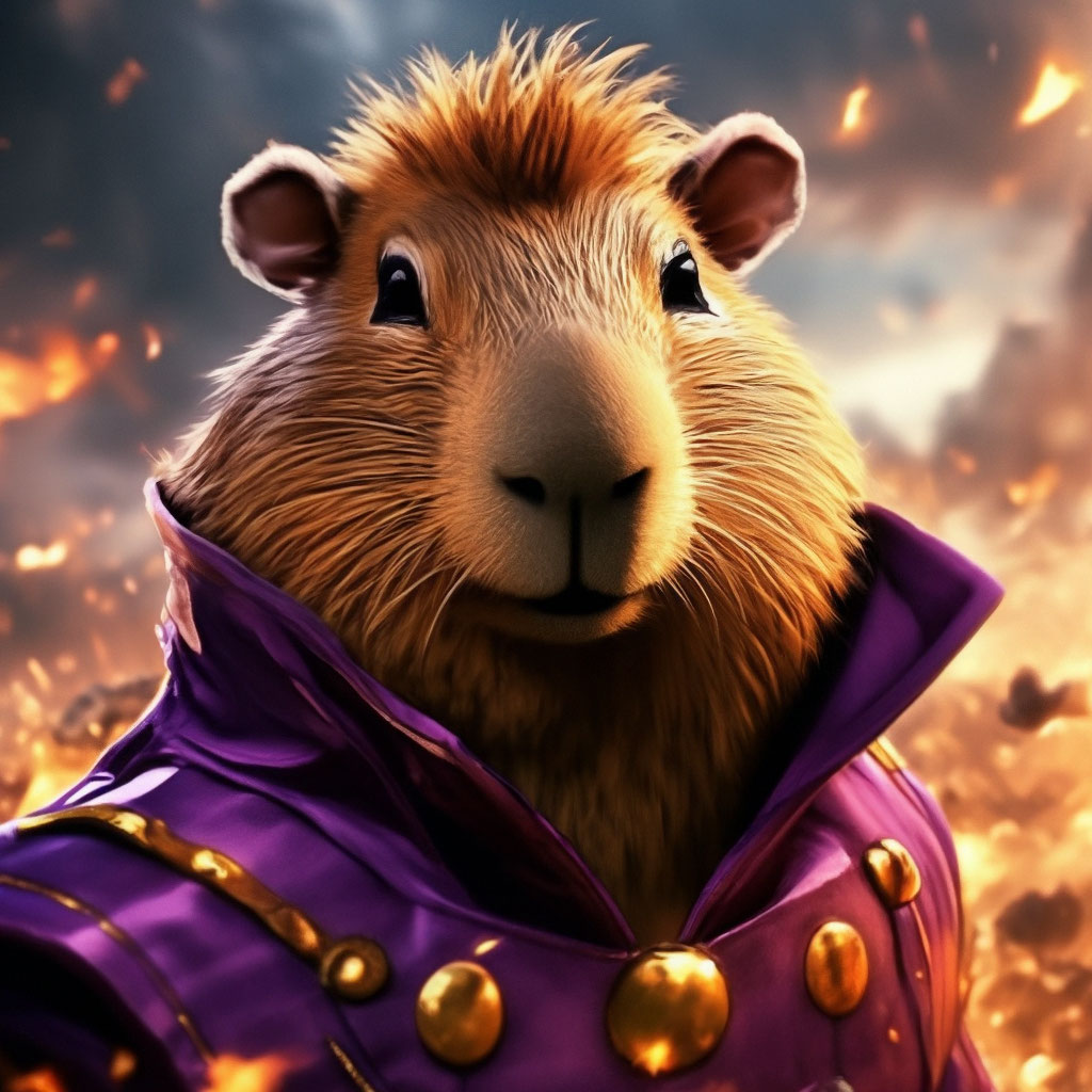 JoJo Gucci Capybara Fanart