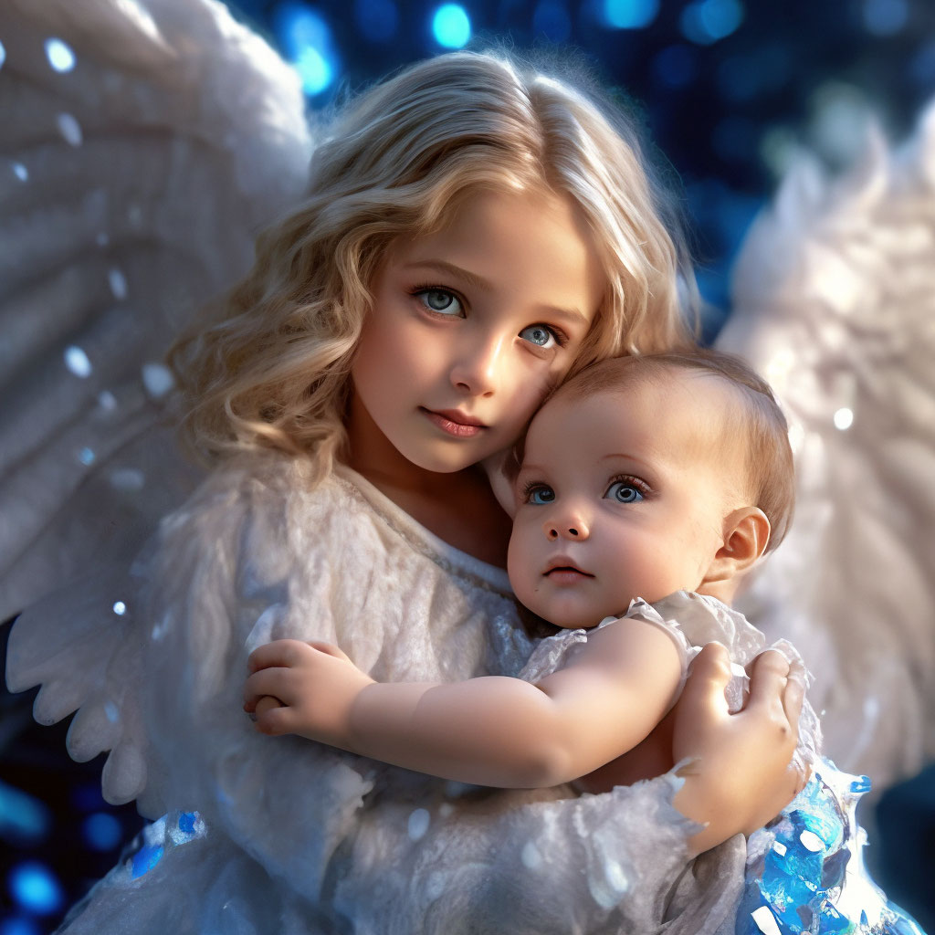 «Ангел хранитель для детей» скачать раскраски