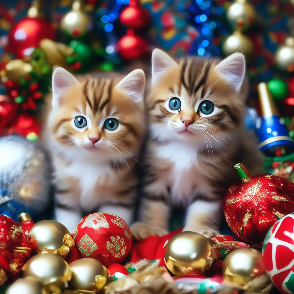 Новогодние котики
