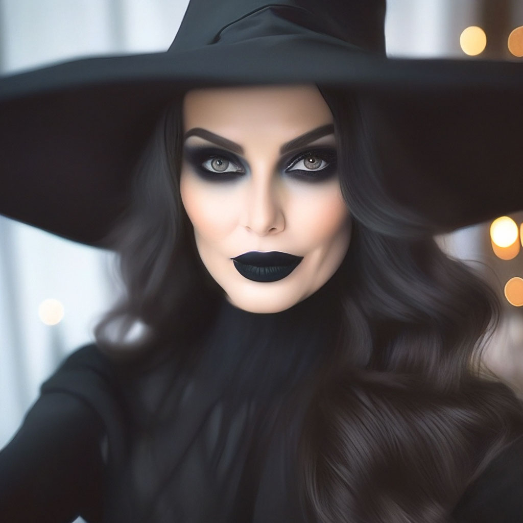 Макияж ведьмы на Хэллоуин: топ-40+ крутых идей для девушек и детей, фото