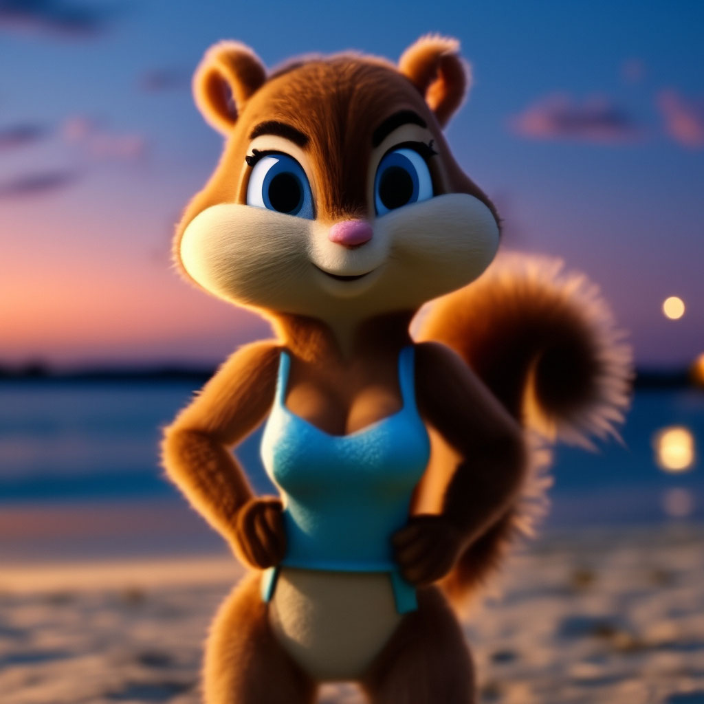 Squirrel Sandy Cheeks Bikini