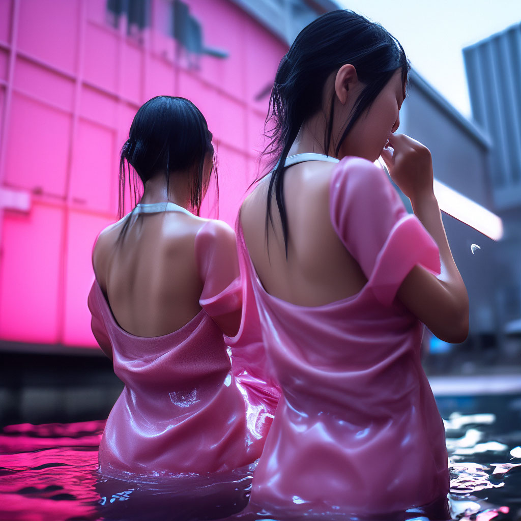 Красивые девушки в купальниках моют машины (66 фото)