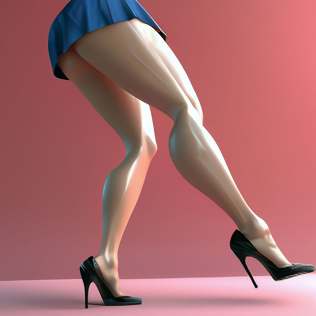 Женские ноги и трусики