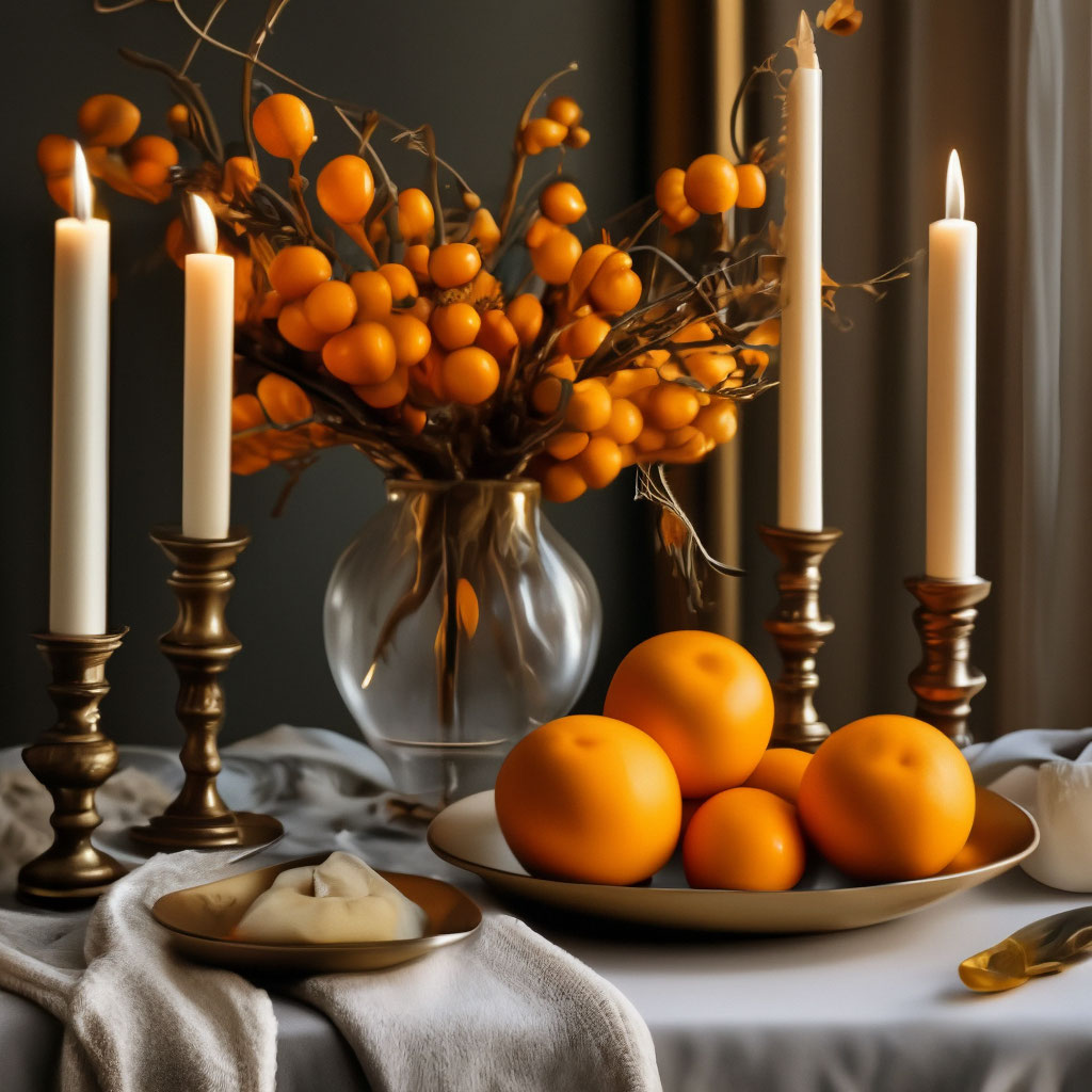 Апельсин ароматические свечи в гильзе Омский Свечной