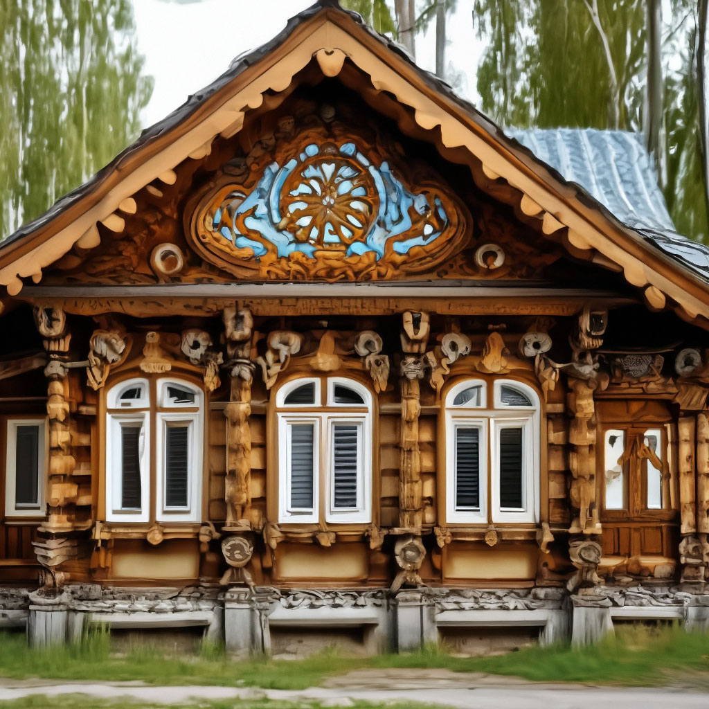 Рисунки на тему русский дом (48 фото)