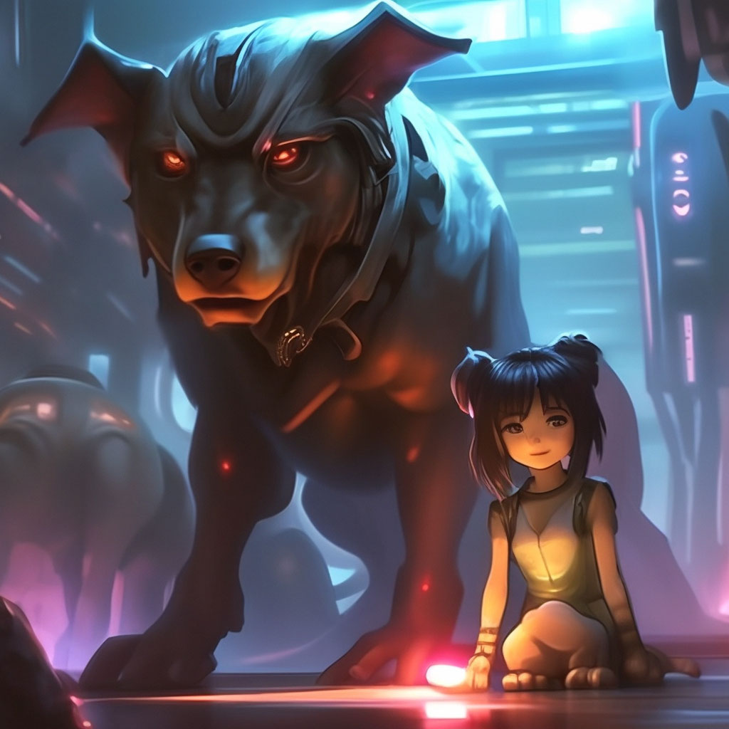 Demon Dog Anime Girl