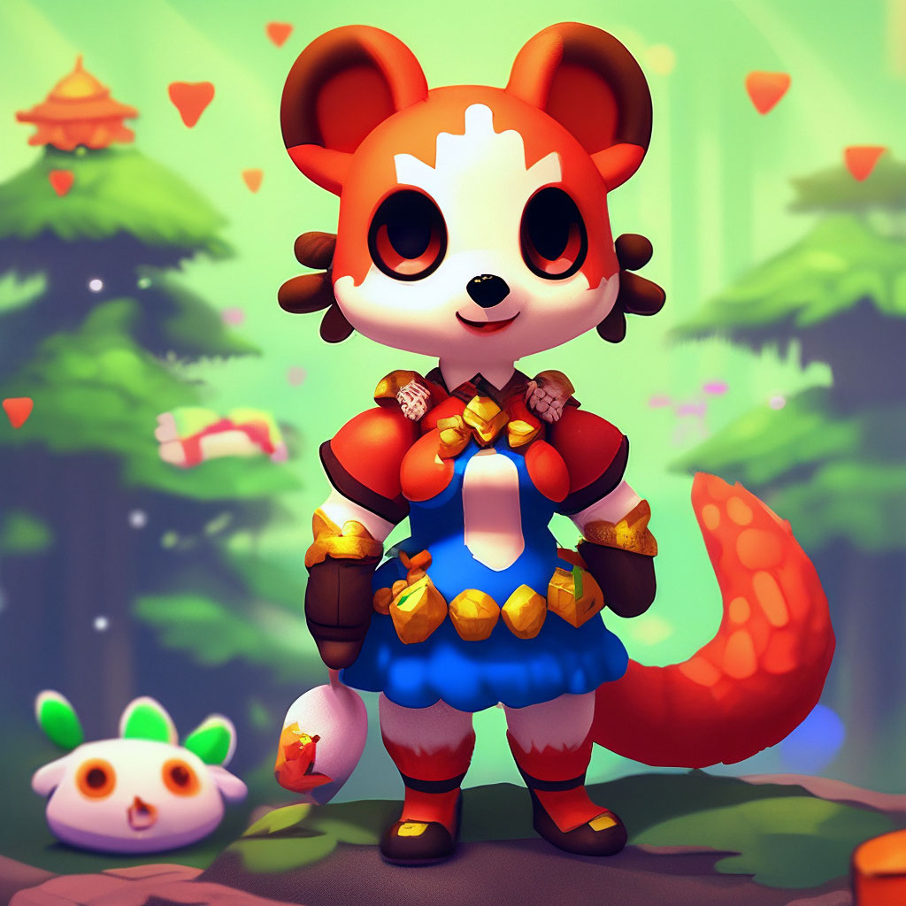 Анка из animal crossing xxx» — картинка создана в Шедевруме