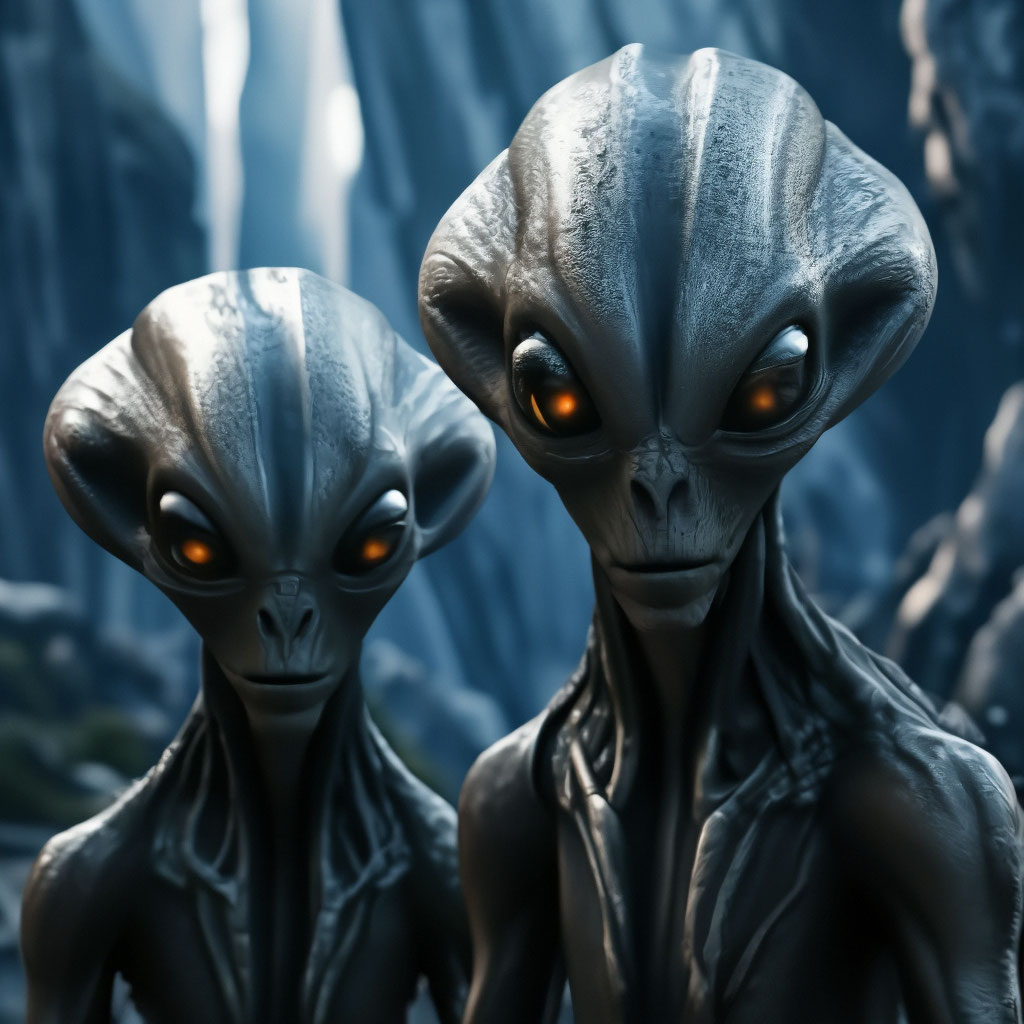 Цифровое инопланетное существо от Чжана Ченси