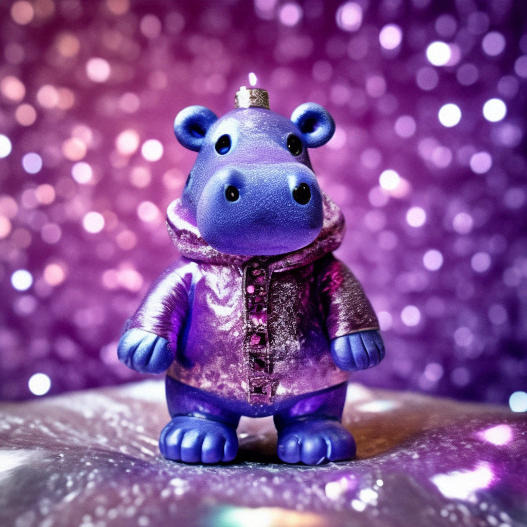 Худой бегемот в фиолетовой шубе» — создано в Шедевруме