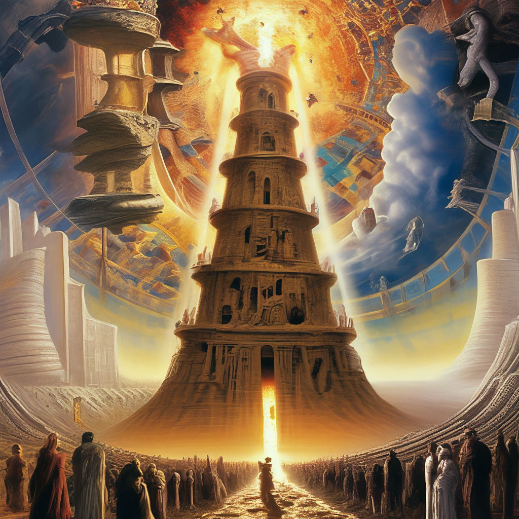 Вавилонская башня, апокалипсис,» — создано в Шедевруме