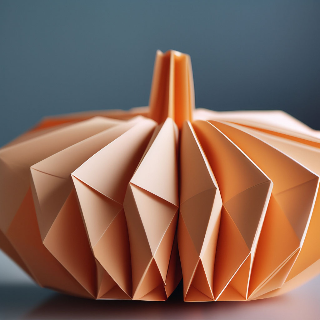 Оригами Тыква из бумаги | DIY Декор на Хэллоуин | Origami Paper Pumpkin | DIY Halloween