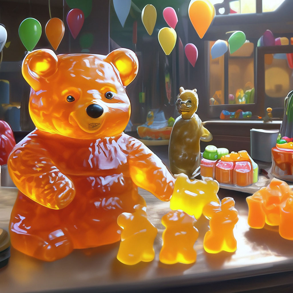 «Мармелад, мармеладный мишка, gummy …» — создано в Шедевруме