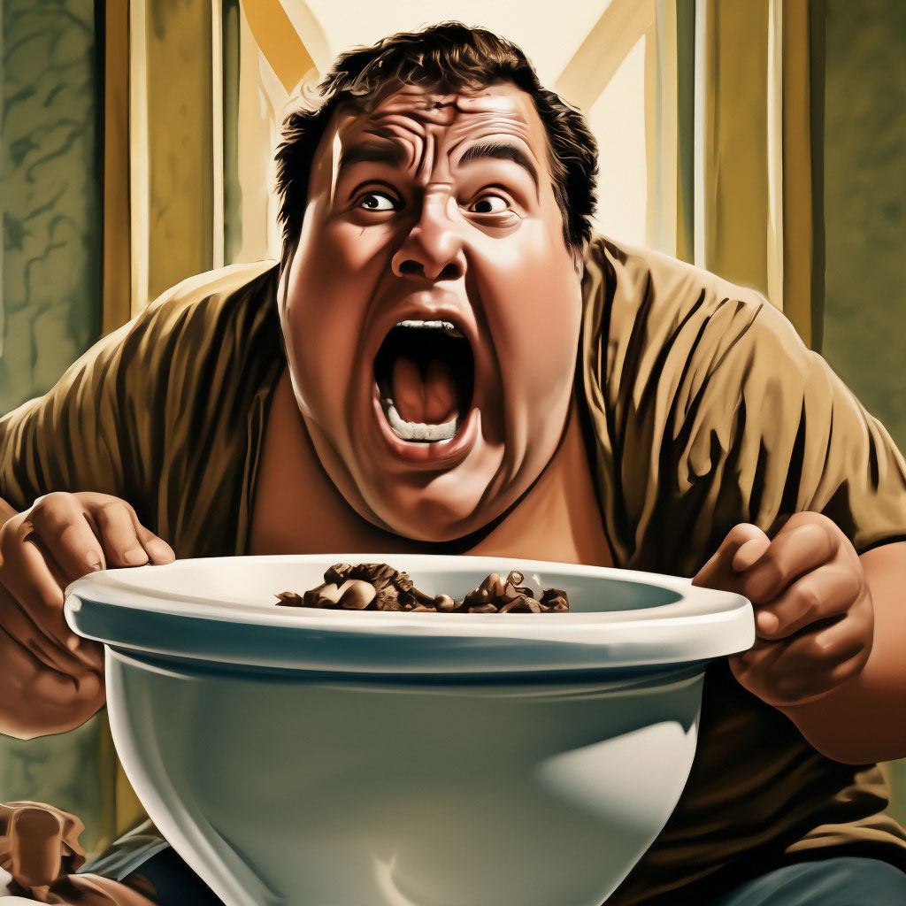 Man Eating Poop Picture