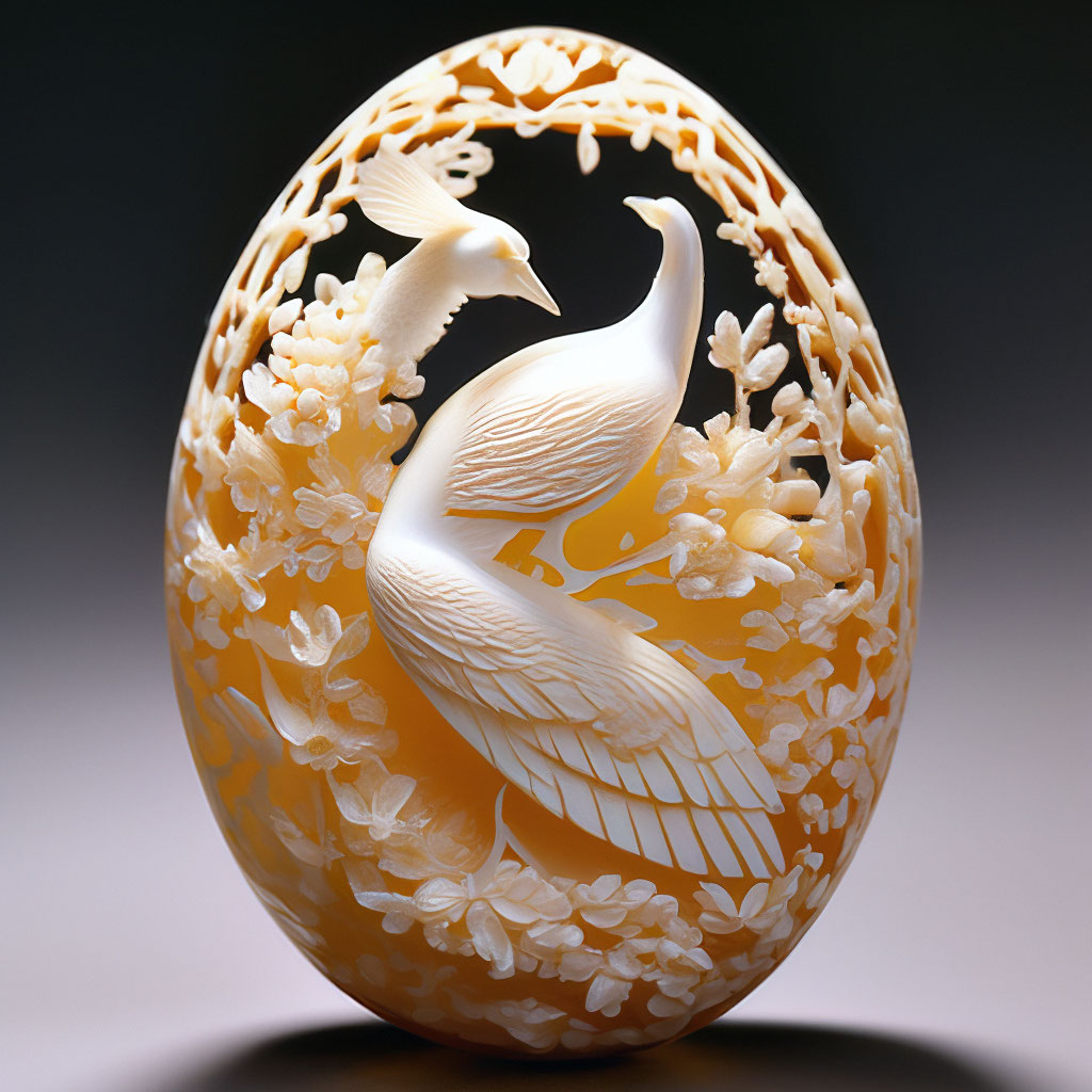 Резьба по яичной скорлупе или новое хобби Eggshell Carving