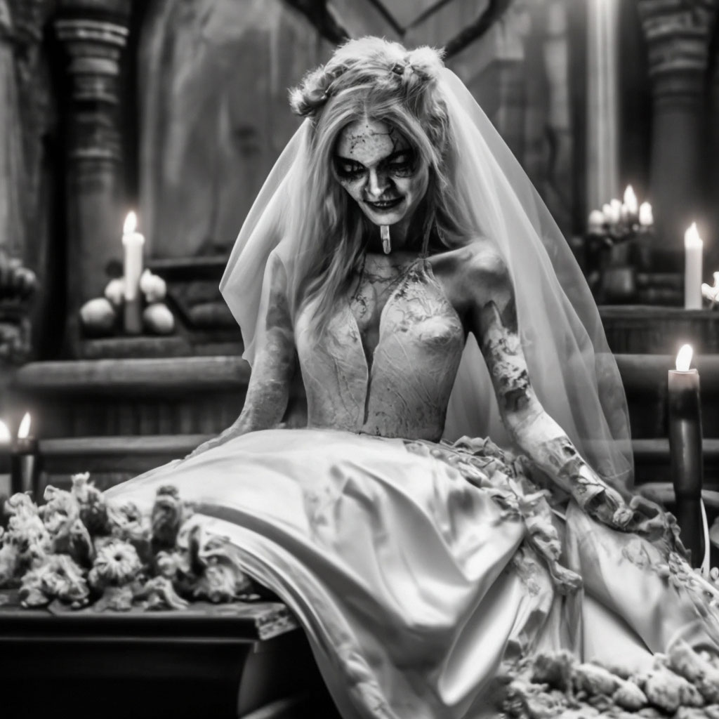 Похороны в свадебном платье (49 фото)