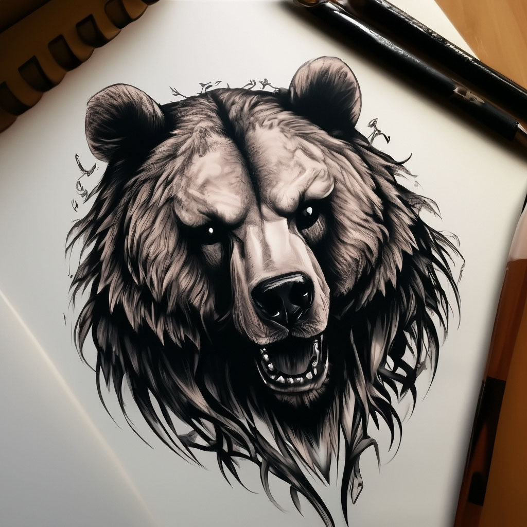 Тату медведь значение | + фото татуировок | Идеи 