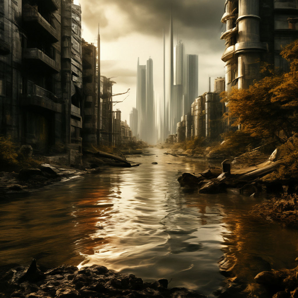 постапокалипсис города будущего