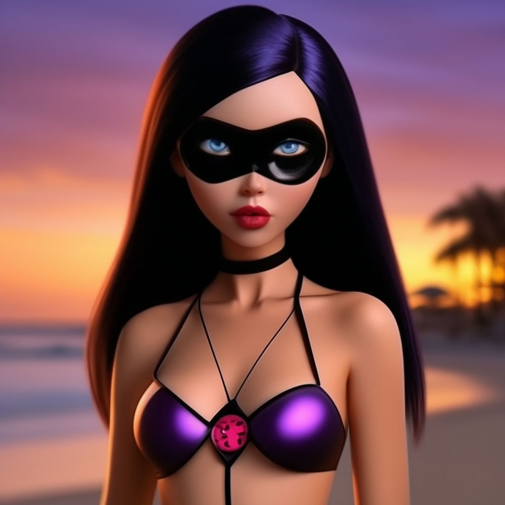 Violet Parr. невидимый бикини с …» — создано в Шедевруме