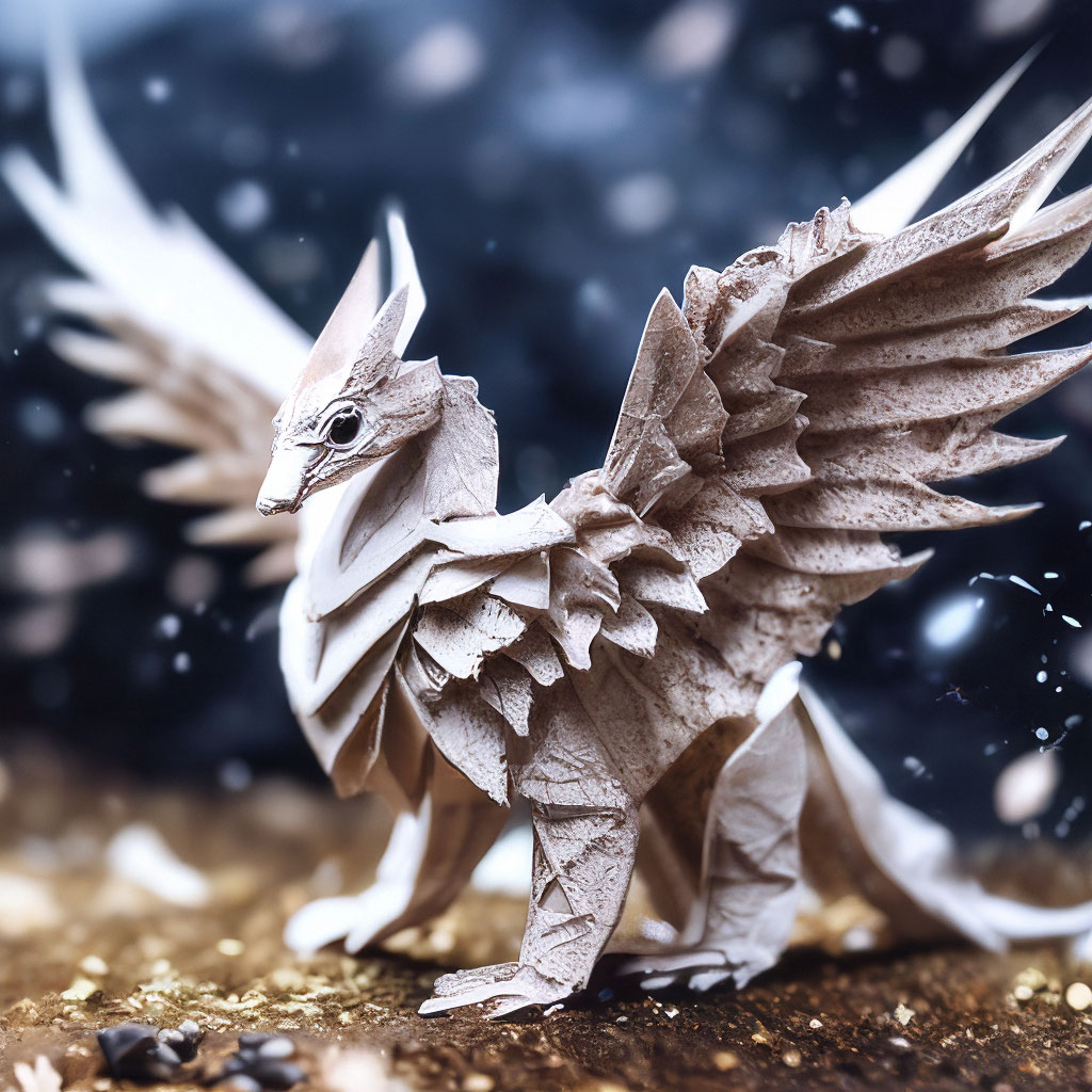 Origami Gryphon tutorial 摺紙獅鷲教學 [32x32 Box-pleating] ( Kade Chan ) — Video