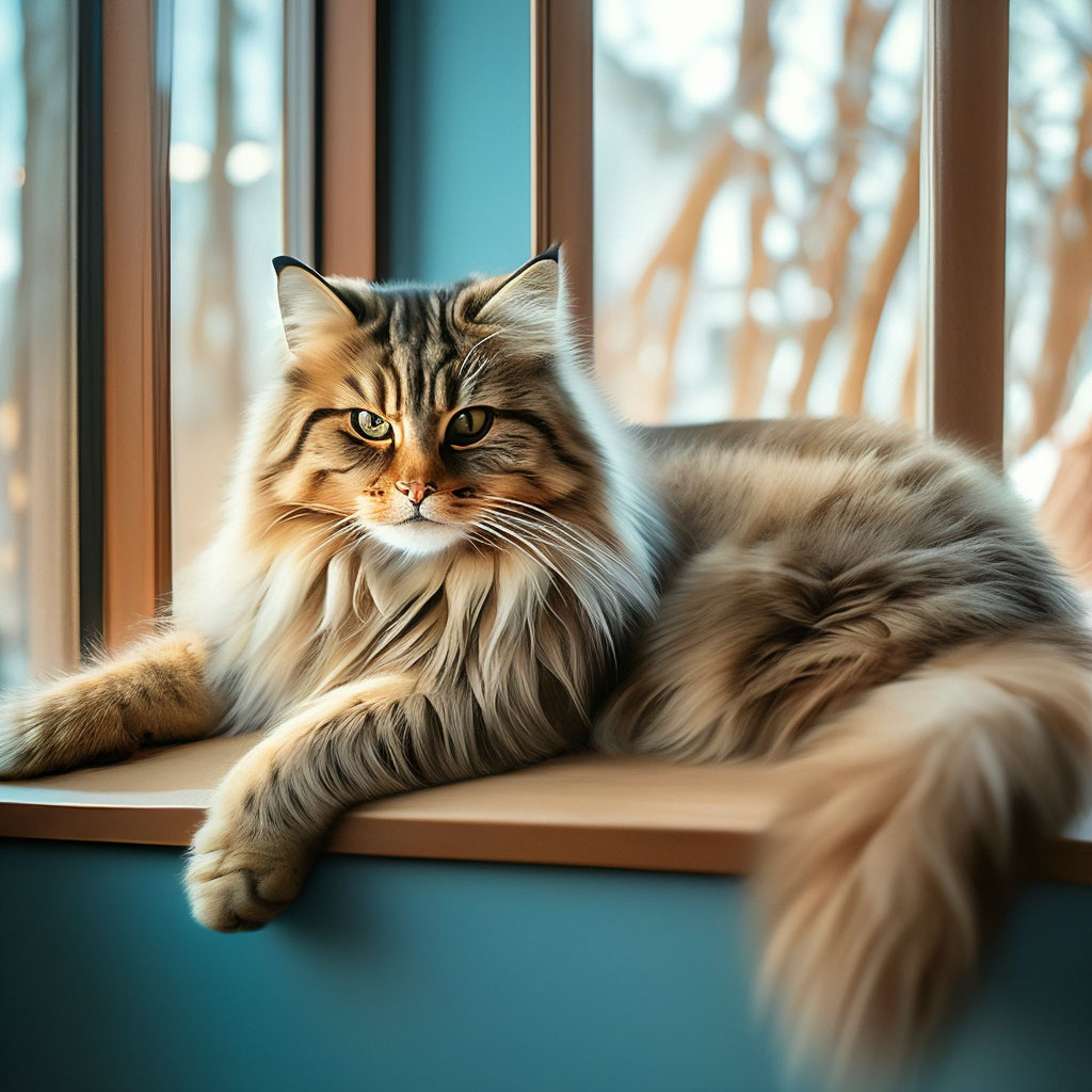Сибирский кот — верный друг и защитник!» — создано в Шедевруме