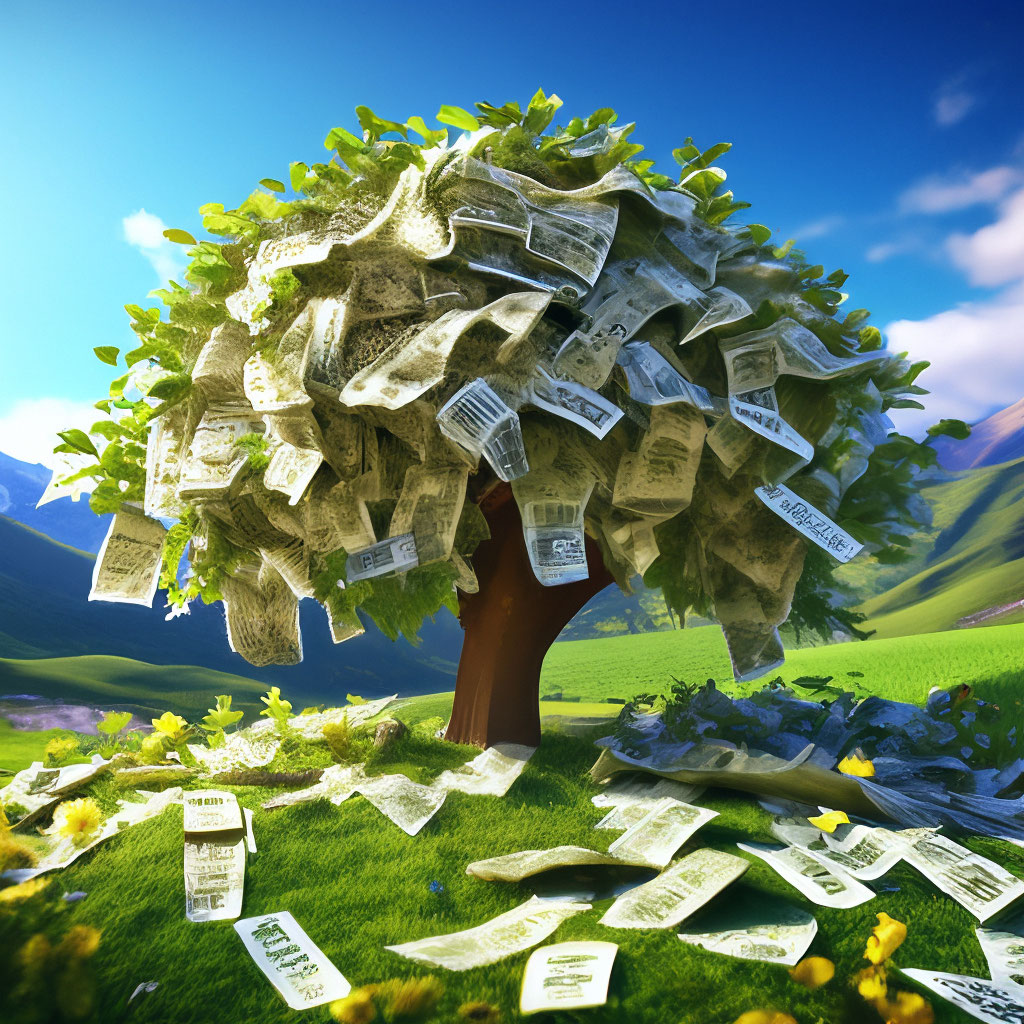 Как сделать денежное дерево из купюр своими руками