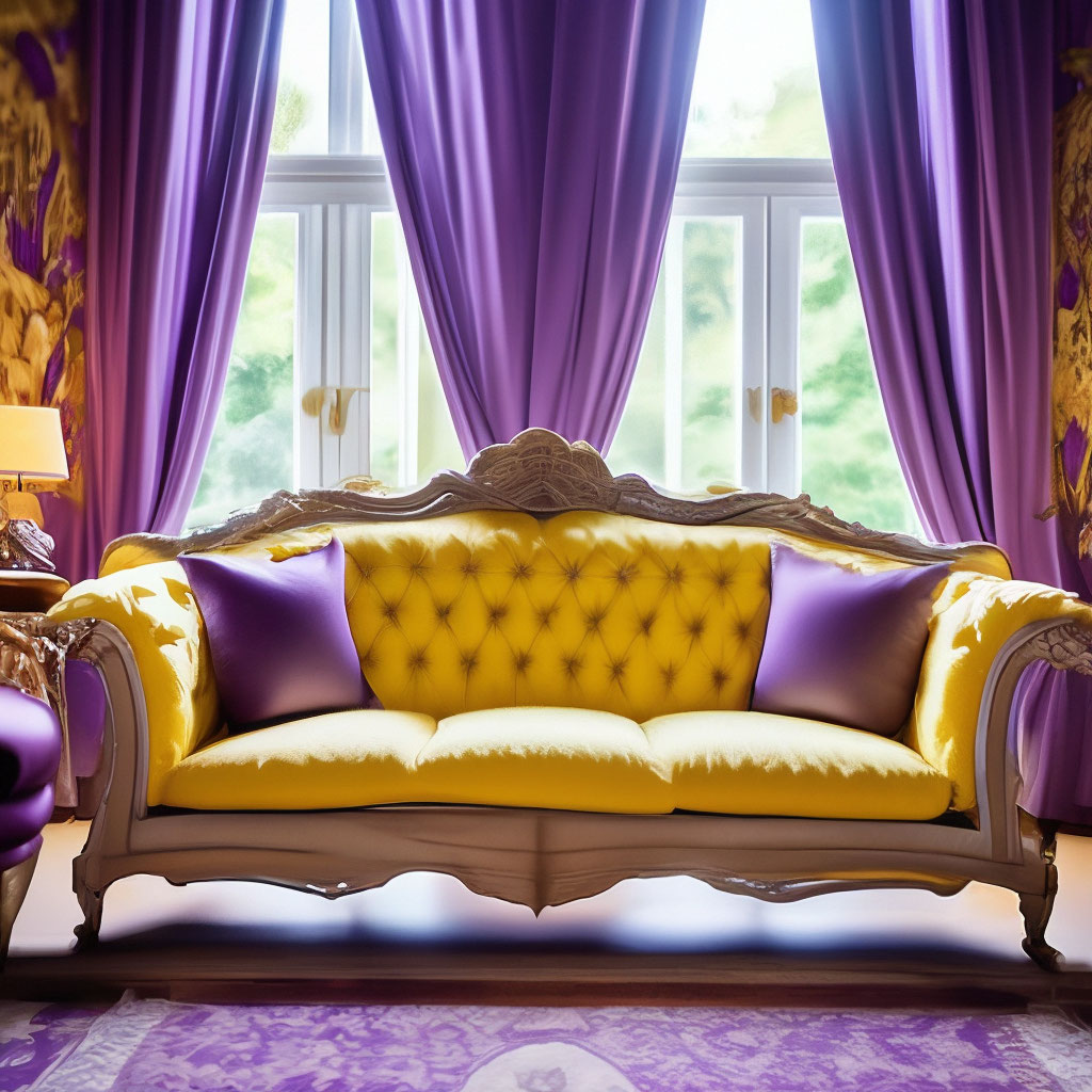 Дизайн диван красивый мягкий стиль…» — создано в Шедевруме
