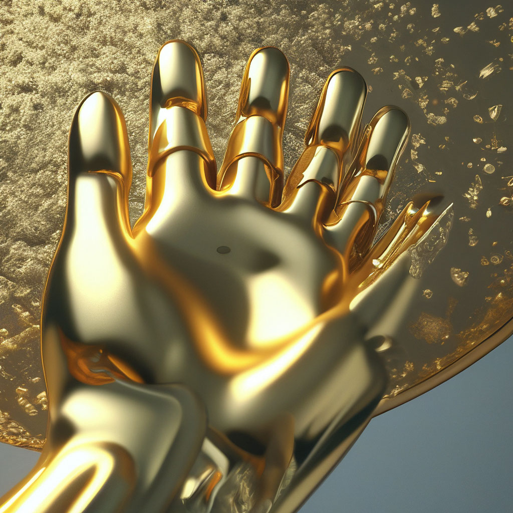 Золотые руки рисунок на ногтях (55 фото)