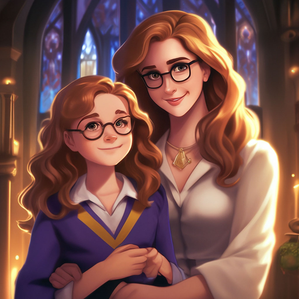 Гермиона и мама Героиня.