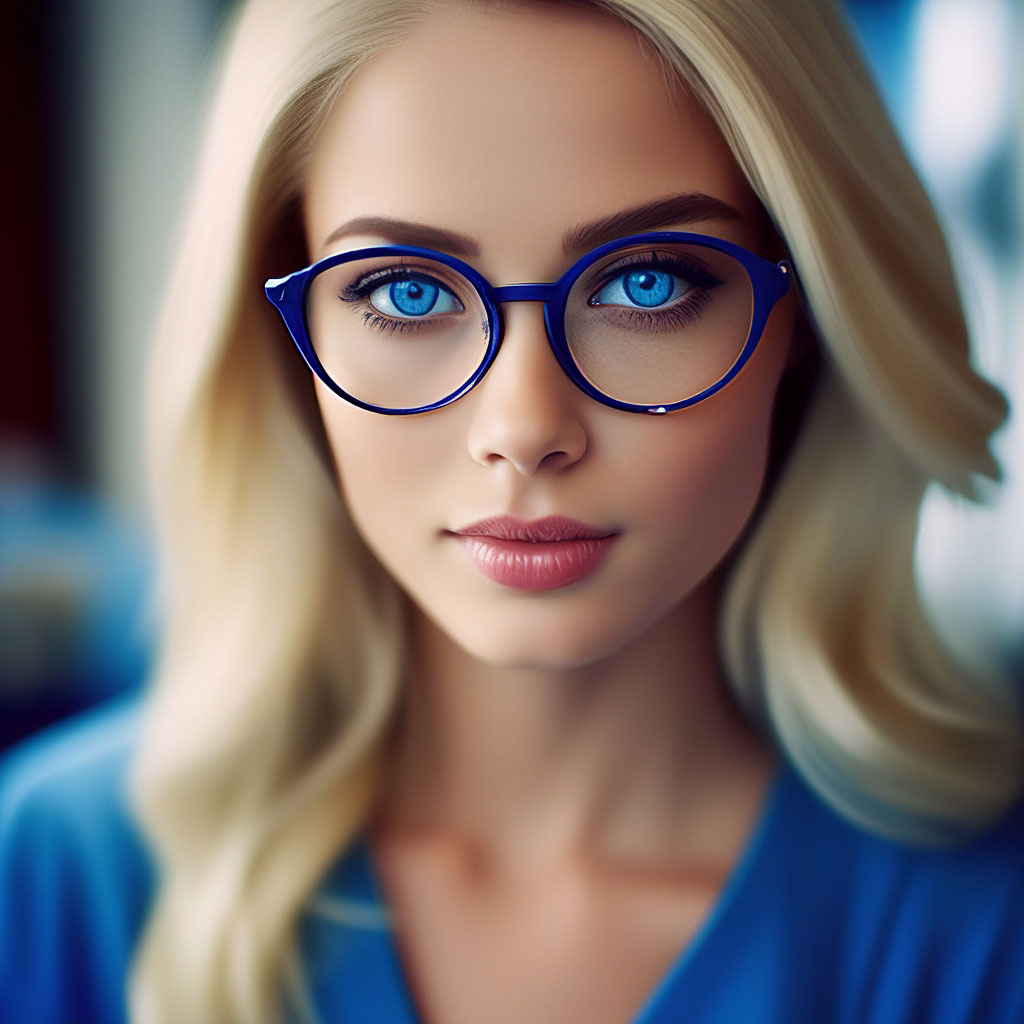 Яндекс алиса голубой глазая девушка …» — создано в Шедевруме