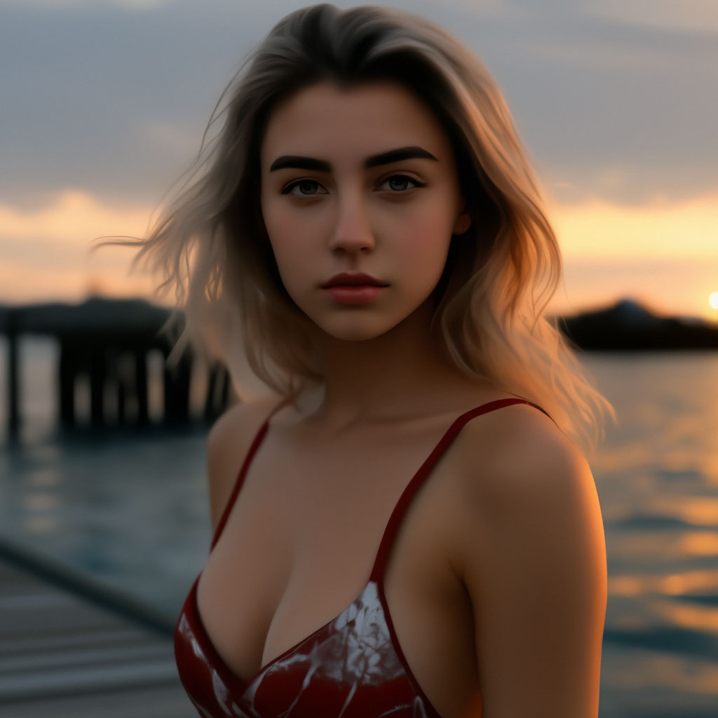 Eva elfie в купальнике