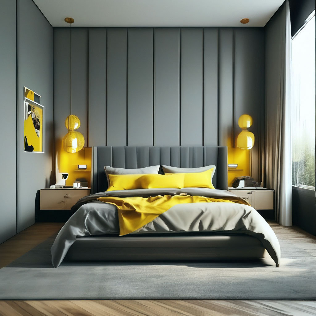 Дизайн комнаты в серых тонах (79 фото)