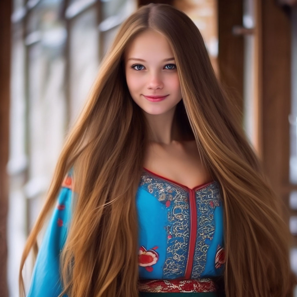 Как выглядит русская Рапунцель с волосами длиной более 170 см