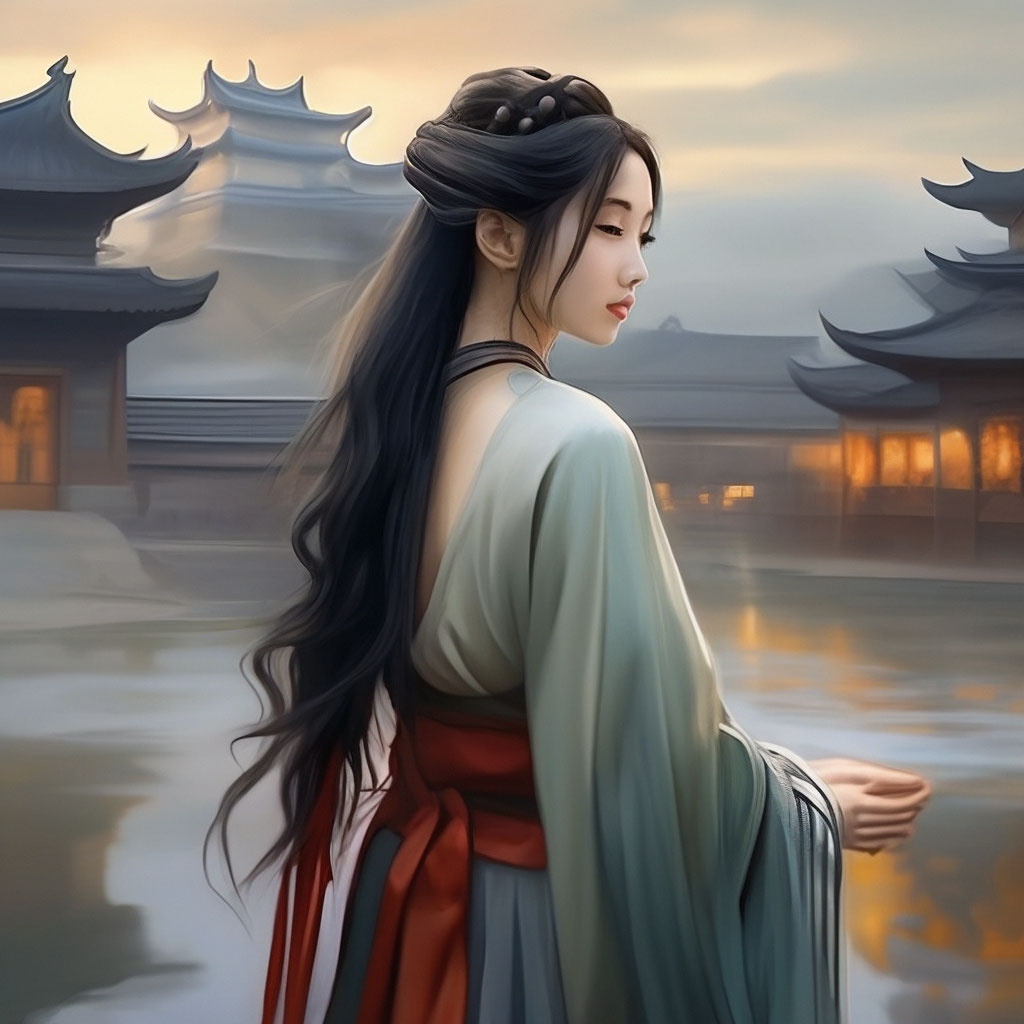 Прически Древнего Китая