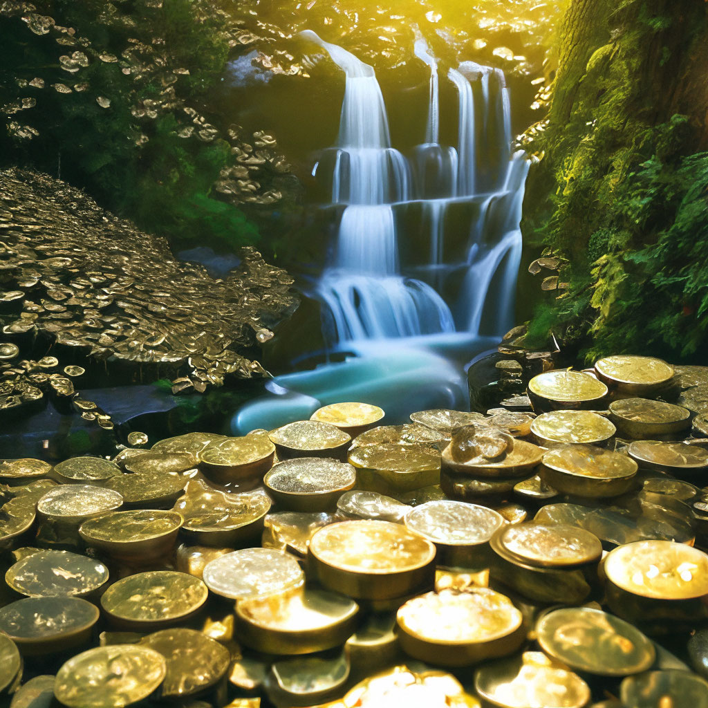 Спросите толкователя к чему снится Водопад с монетами