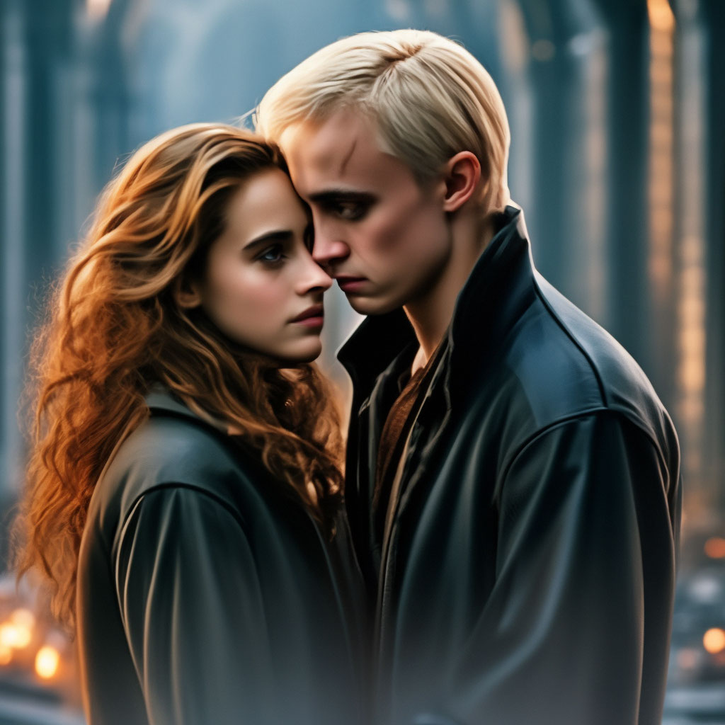 Draco Malfoy And Hermione Granger Kissing