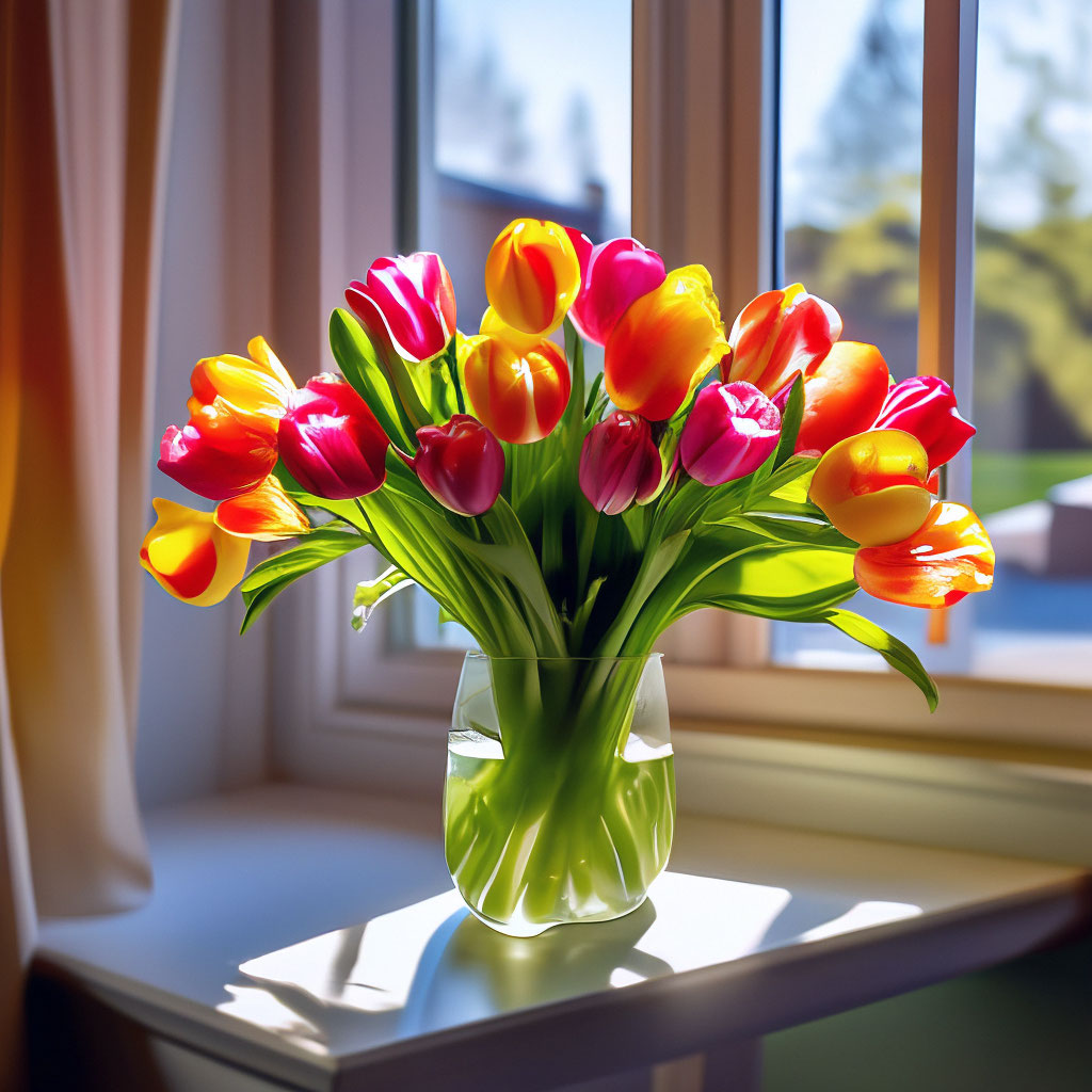 Сколько дней стоят тюльпаны в вазе