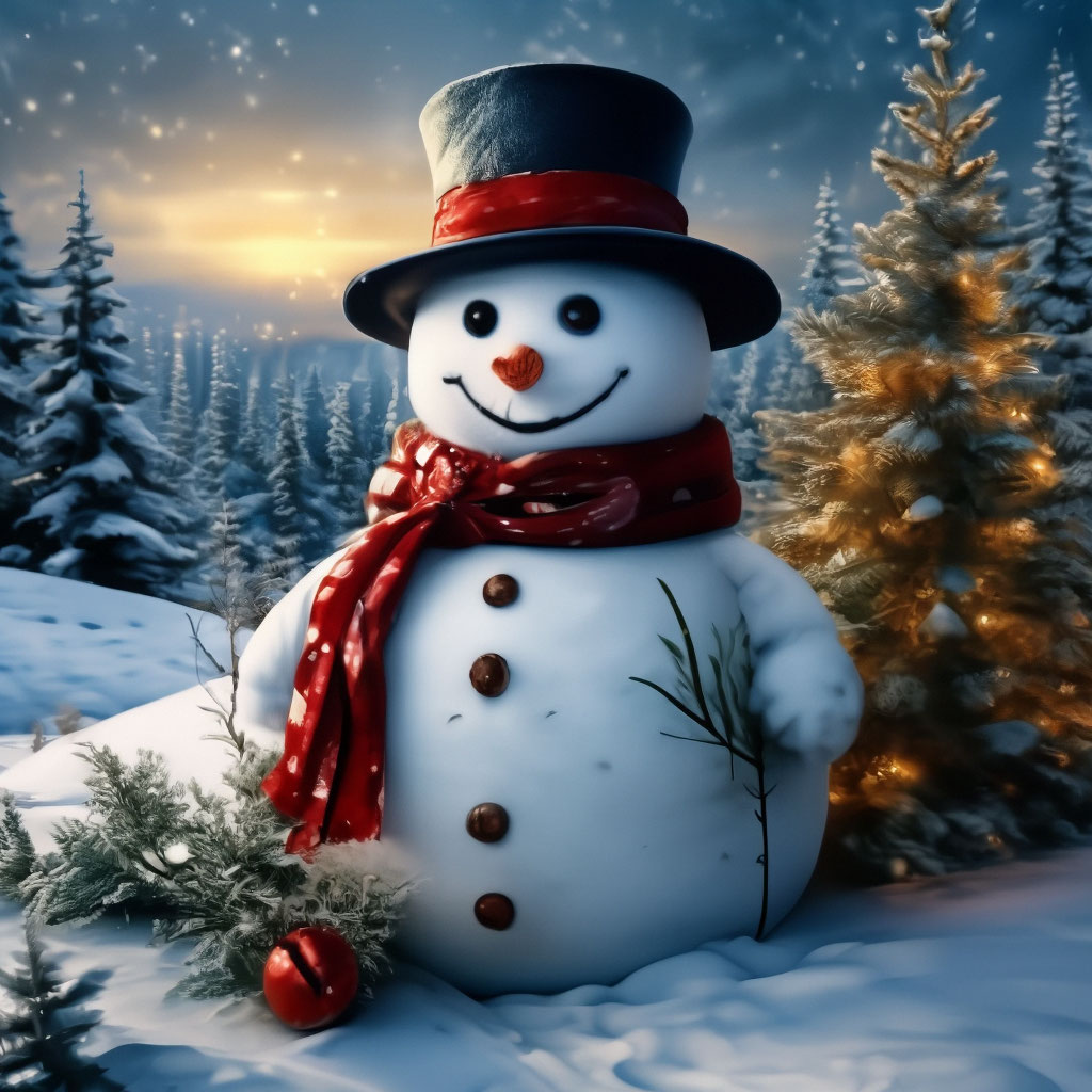 Креативный снеговик - 65 фото