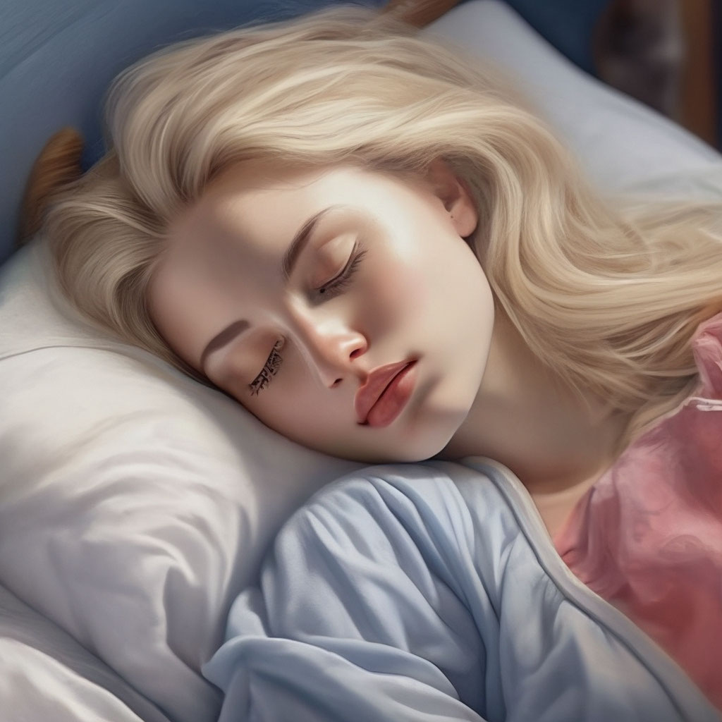 Девушка спит ,красивая ,губки полные…» — создано в Шедевруме