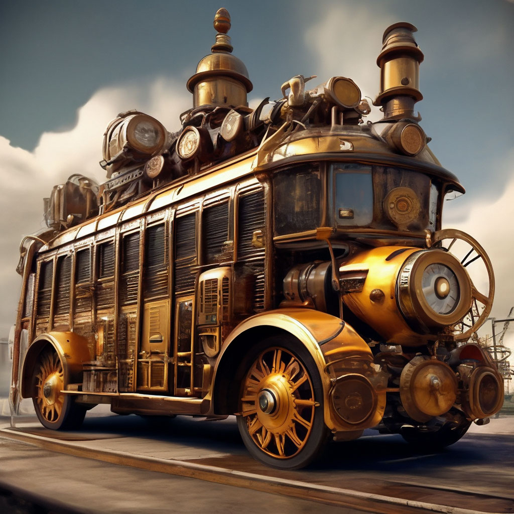 steampunk bus 