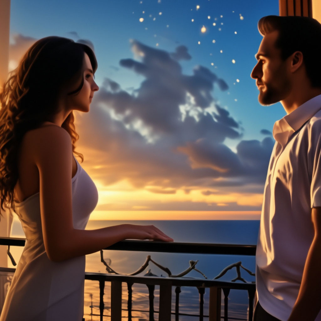 Парень и девушка на балконе в одеялах | Балкон